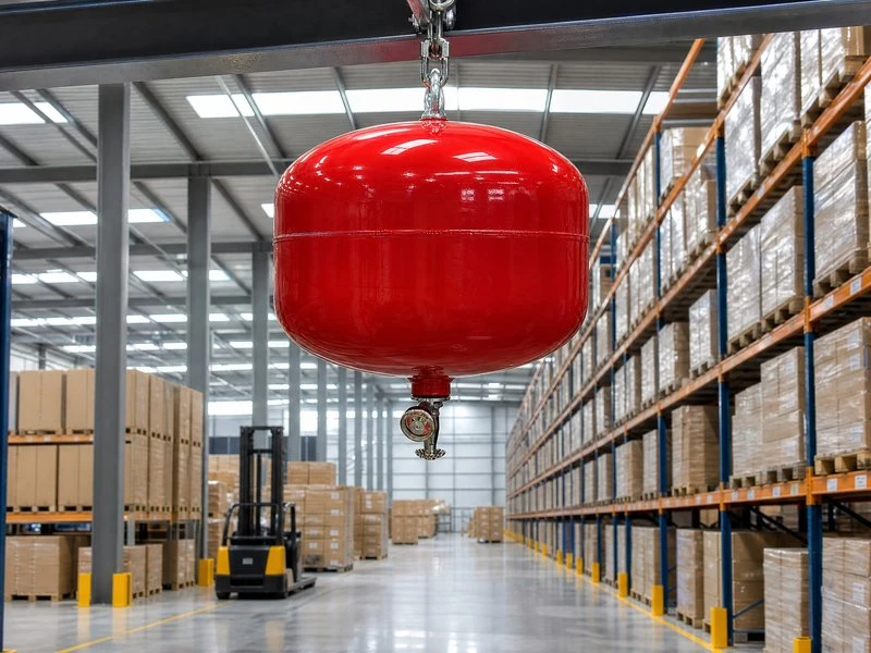 Automatic ceiling fire extinguisher suitable for various applications. Automatic ceiling fire extinguisher suitable for various applications.